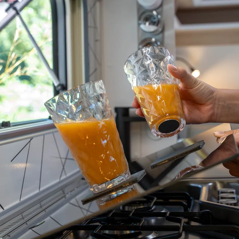 Magnet-Kunststoffgläser LONGDRINK CLEAR PRISMA