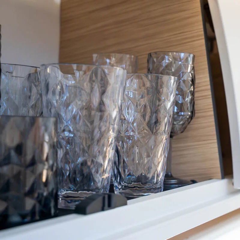 Magnet-Kunststoffgläser LONGDRINK CLEAR PRISMA