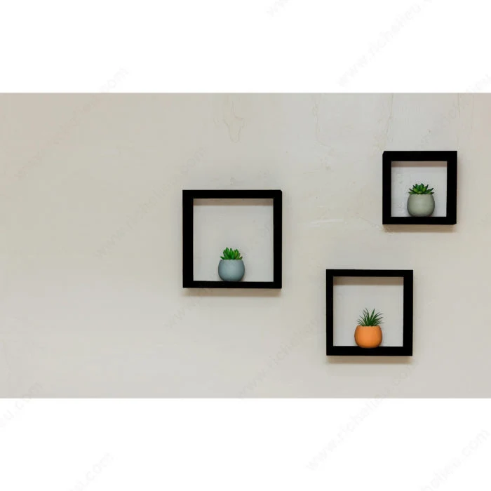 Étagère en forme de trois cubes