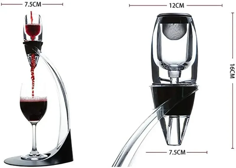Aérateur de vin | Magic Decanter Luxe avec support