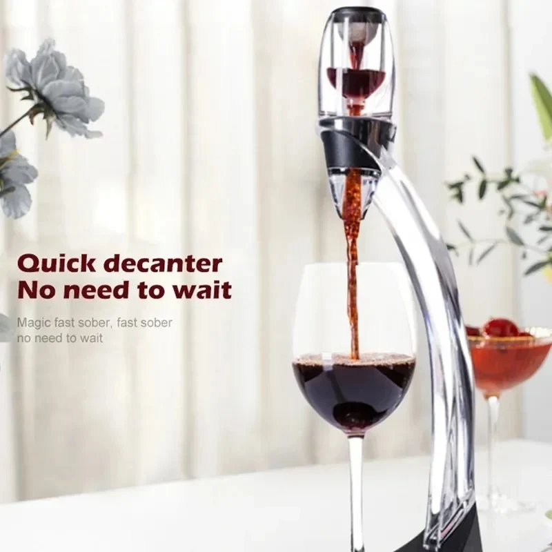 Aérateur de vin | Magic Decanter Luxe avec support
