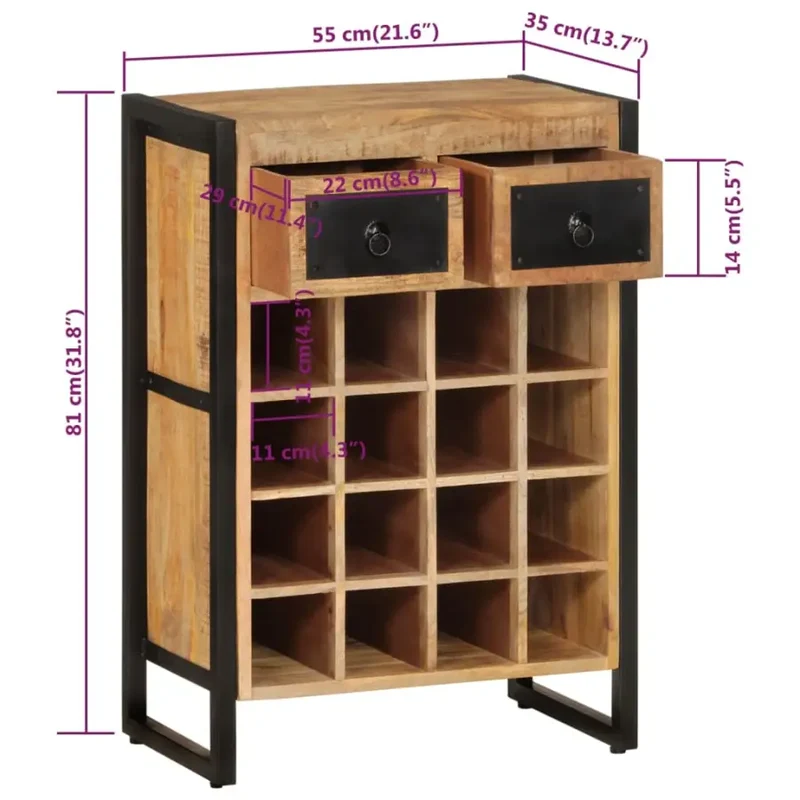 Meuble Range Bouteille | Brunellet