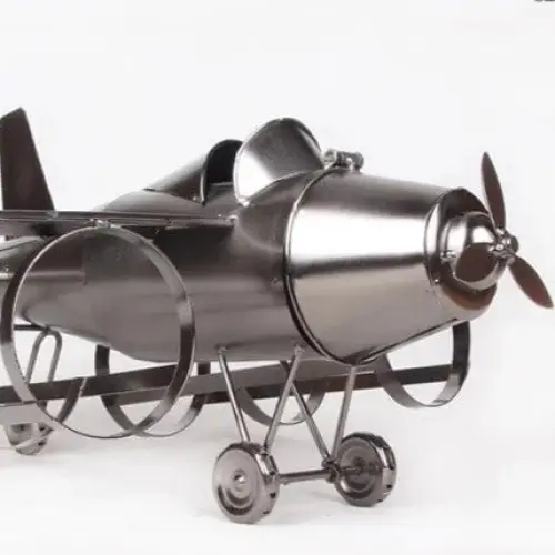 Porte Bouteille Métal Avion Bomby