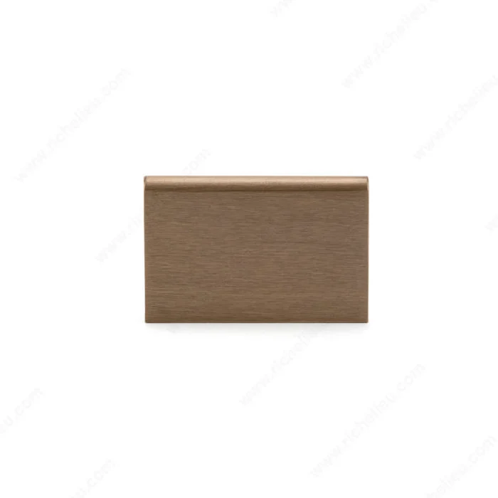 LOTS 17 POIGNÉES contemporaine pour rebord en aluminium 9696 - Bronze champagne brossé