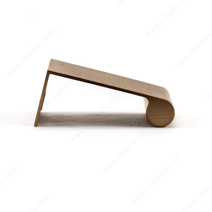 LOTS 17 POIGNÉES contemporaine pour rebord en aluminium 9696 - Bronze champagne brossé