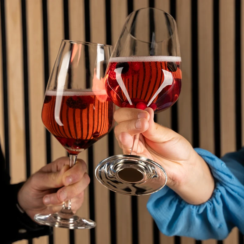 Magnet-Kristallgläser WEIN inkl. Camping Kochbuch