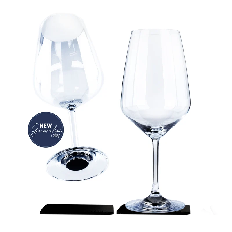 Magnet-Kristallgläser WEIN inkl. Camping Kochbuch