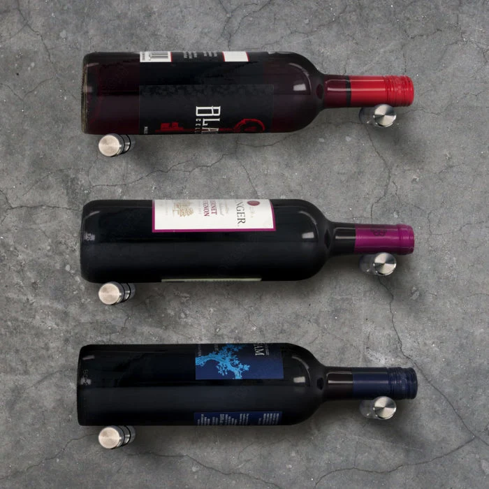 Support à vin en aluminium anodisé Vitigno 1-2-3