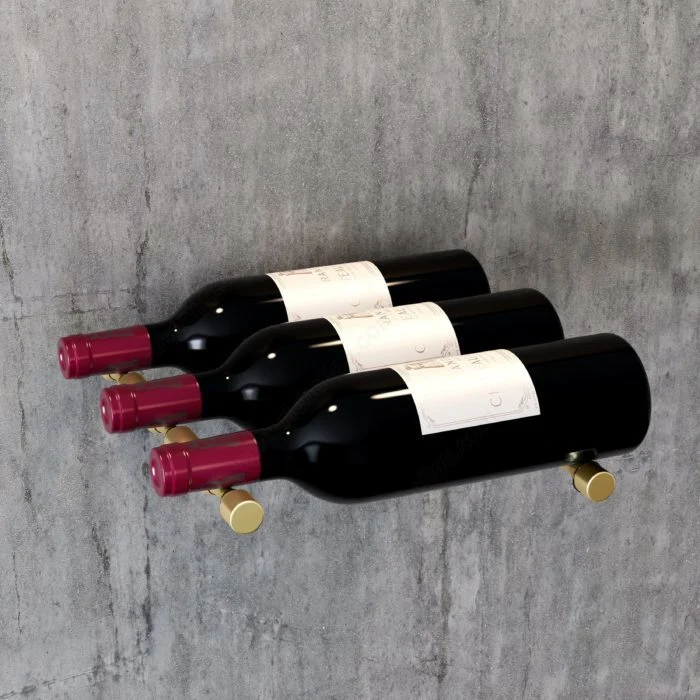 Support à vin en aluminium anodisé Vitigno 1-2-3