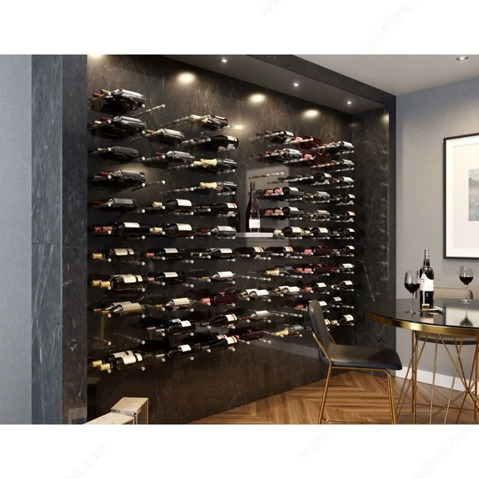 Support à vin en aluminium anodisé Vitigno 1-2-3