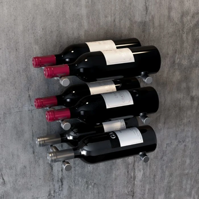 Support à vin en aluminium anodisé Vitigno 1-2-3