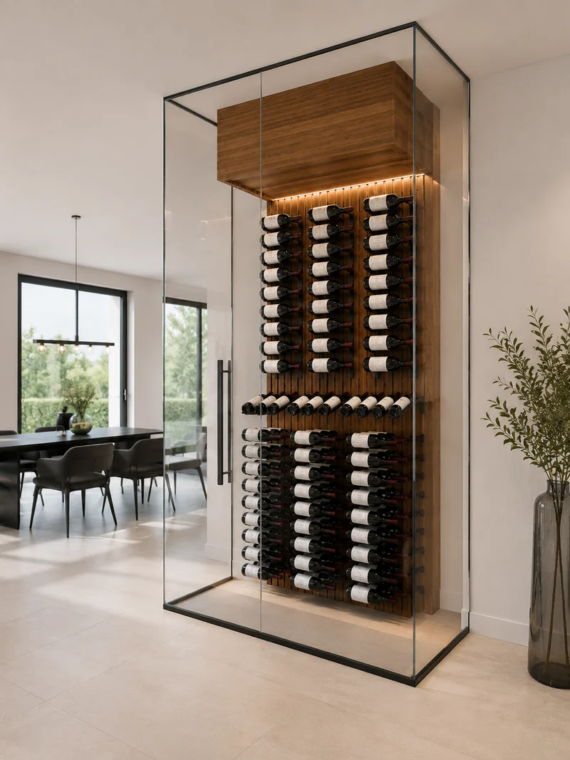 Wine Wall Column Kit for 39 Bottles (Classic + Sommelier Column Display)