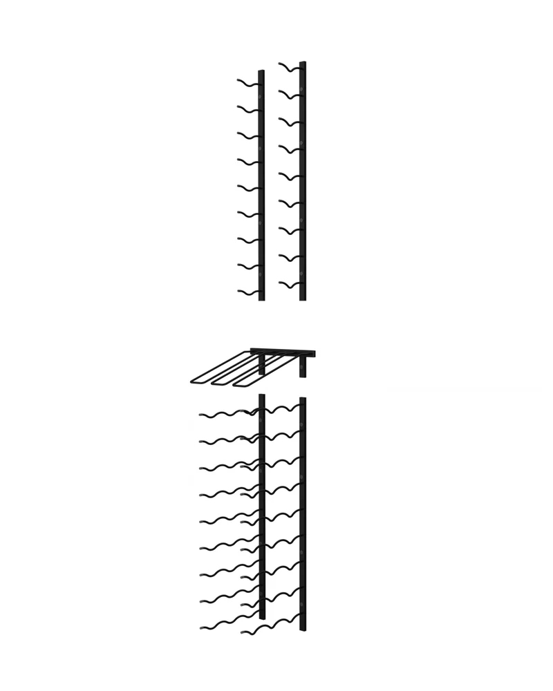 Wine Wall Column Kit for 39 Bottles (Classic + Sommelier Column Display)
