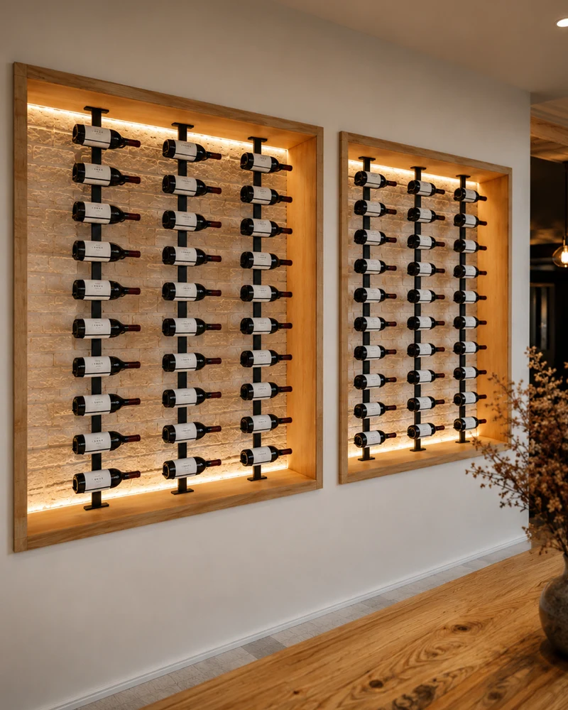 Orford Column | Modular Wine Cellar Display System