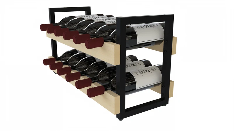 Companion Wine Rack - Wood & Metal