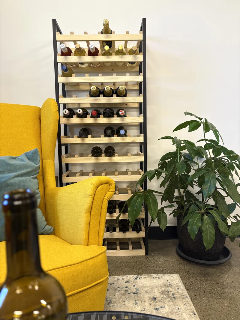 Connoisseur Freestanding Wine Rack - 36 or 48 bottles