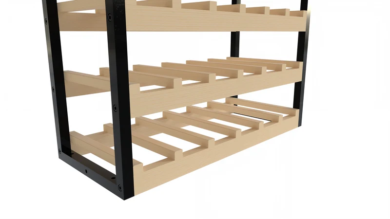 Connoisseur Freestanding Wine Rack - 36 or 48 bottles