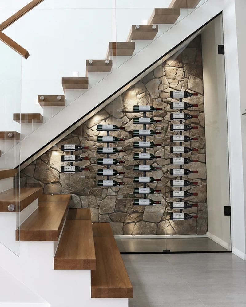 Understairs Wine Cellar Kit for 30 Bottles (Center-Frame)