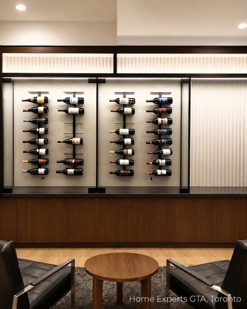 Wine Wall Kit for 36 Bottles (Center-Frame)