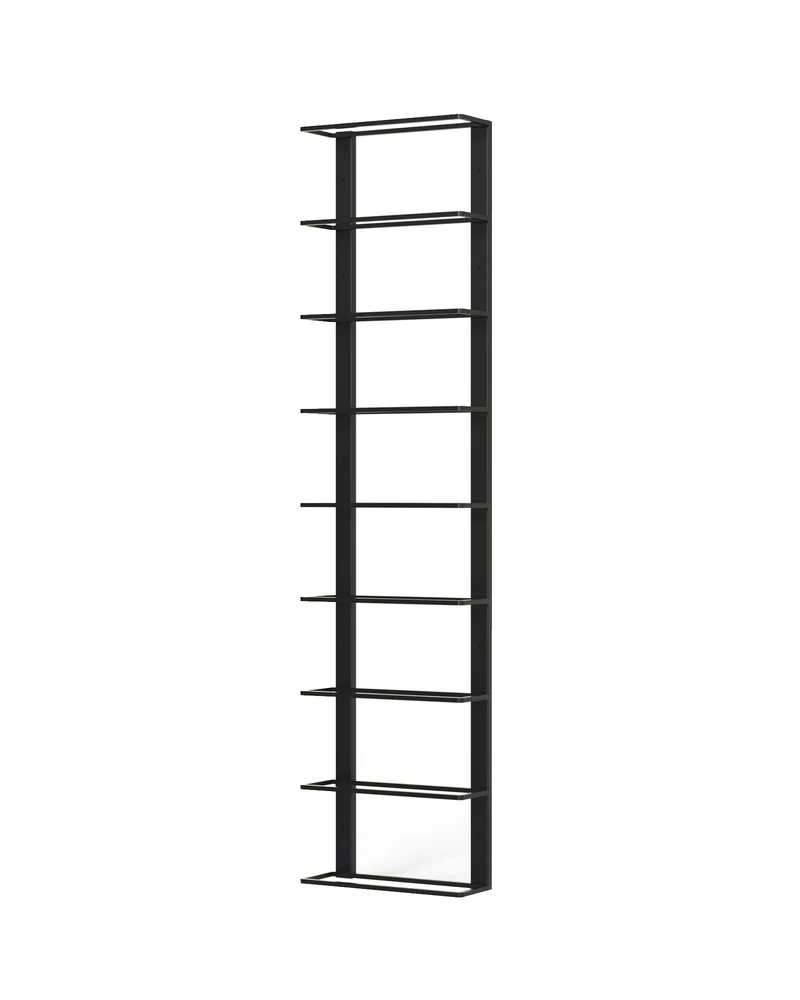 Double Frame Wall-Mounted Wine Rack | Label-View Metal Wine Display