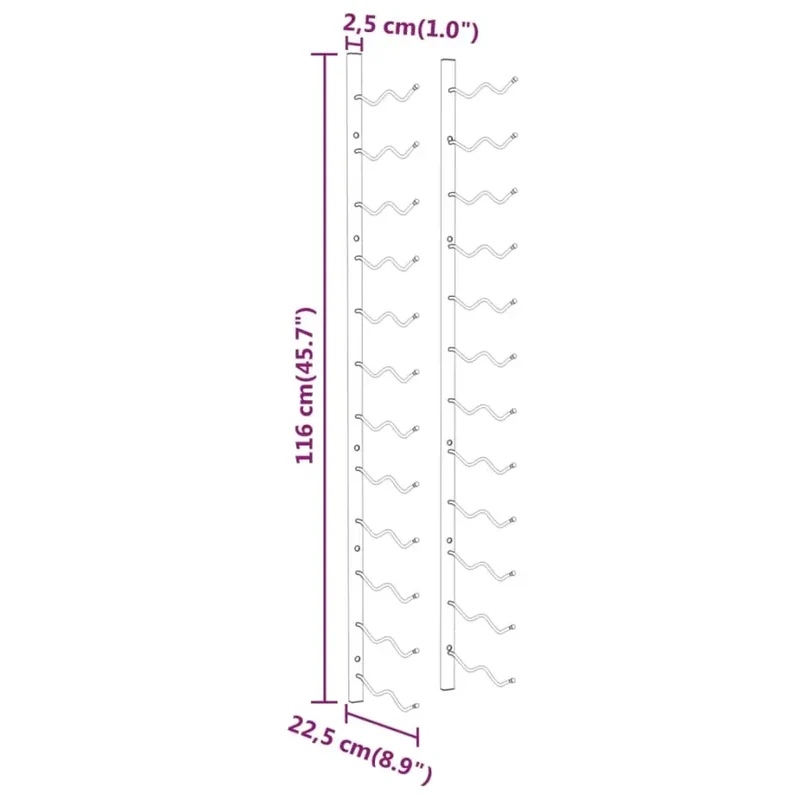 Range Bouteille | Donzac (2x24 Blanc)