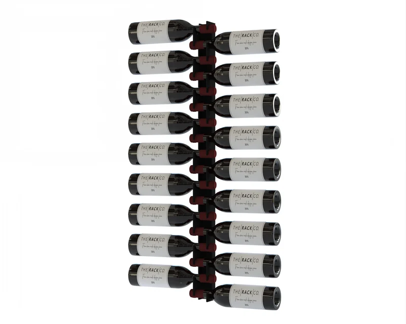 Neck Grip Wall-Mounted Wine Rack