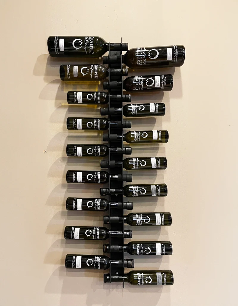 Neck Grip Wall-Mounted Wine Rack