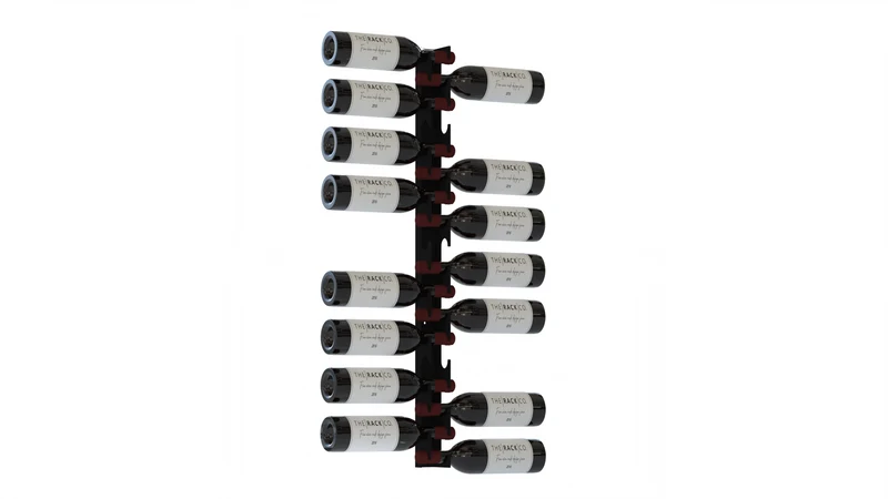 Neck Grip Wall-Mounted Wine Rack