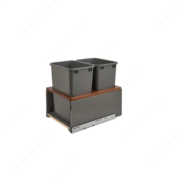 Centre de recyclage avec mécanisme LEGRABOX Rev-A-Shelf