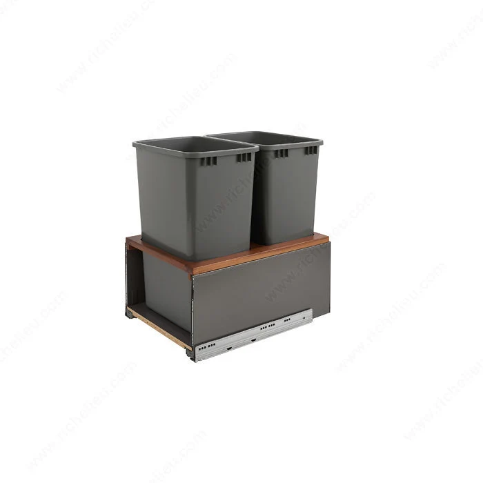 Centre de recyclage avec mécanisme LEGRABOX Rev-A-Shelf