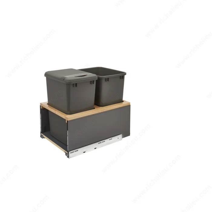 Centre de recyclage avec mécanisme LEGRABOX Rev-A-Shelf