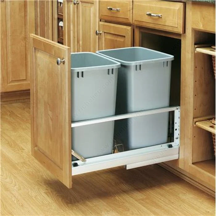 Centre de recyclage coulissant à bac double Rev-A-Shelf