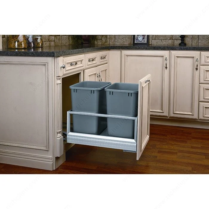 Centre de recyclage coulissant à bac double Rev-A-Shelf