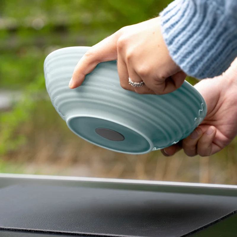 Magnet-Porzellan-Food-Bowls CYAN ⌀ 20 cm
