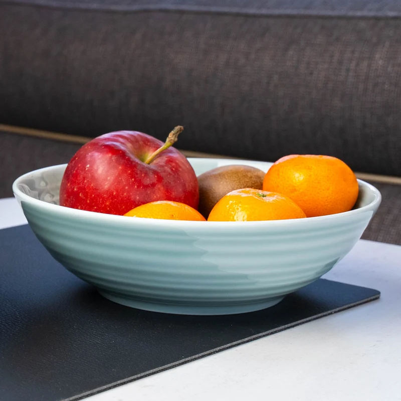 Magnet-Porzellan-Food-Bowls CYAN ⌀ 20 cm