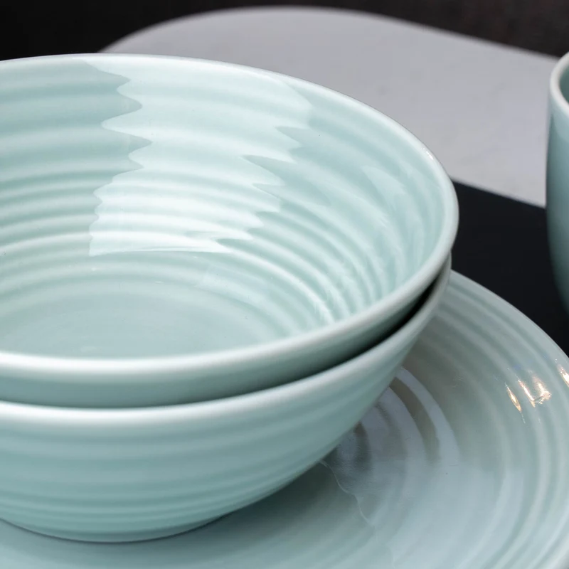 Magnet-Porzellan-Bowls CYAN ⌀ 16 cm