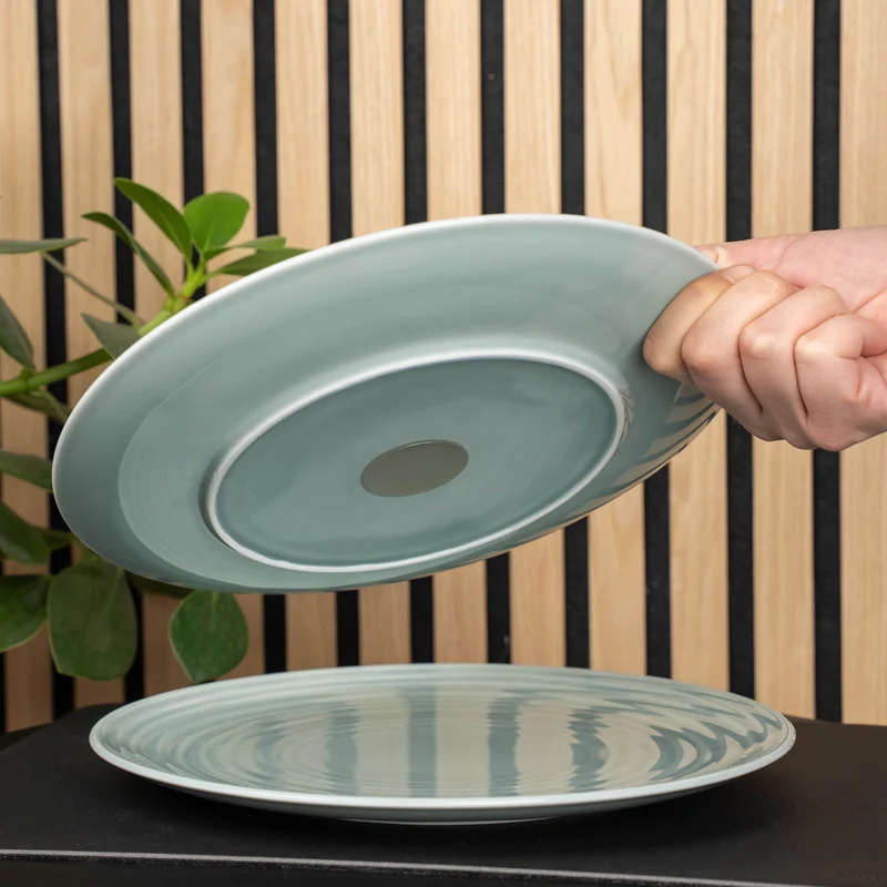 Magnet-Porzellanteller CYAN ⌀ 26 cm
