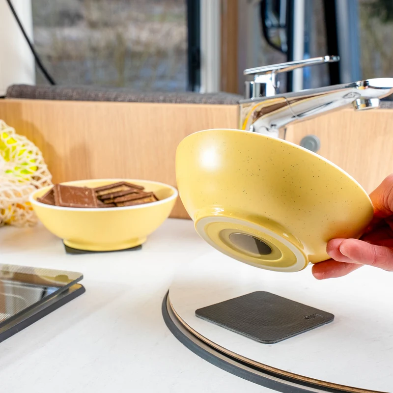 Magnet-Kunststoff-Geschirrset DOLOMIT YELLOW