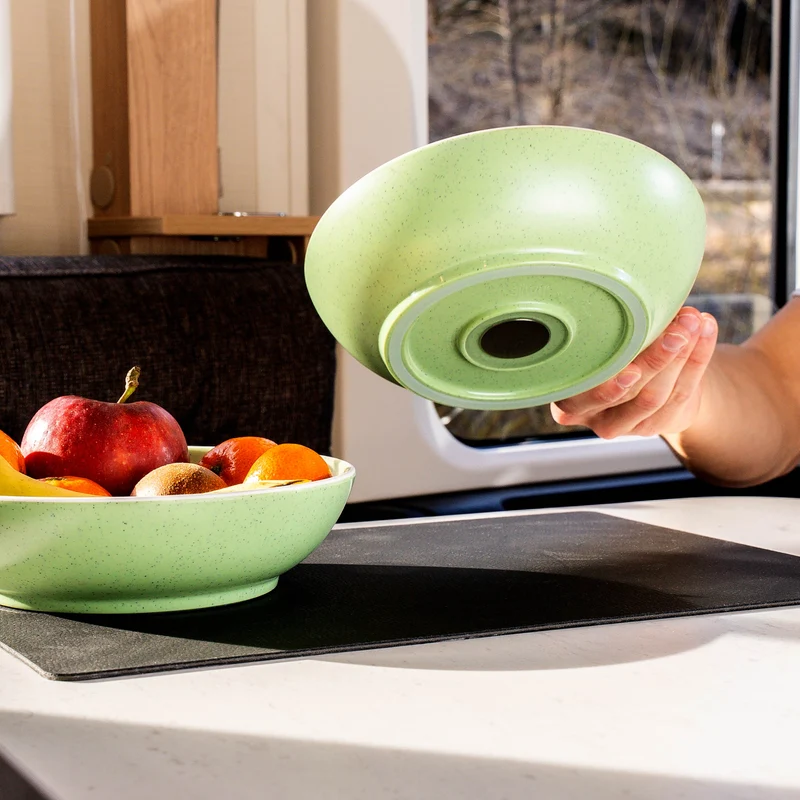 Magnet-Kunststoff-Geschirrset DOLOMIT GREEN