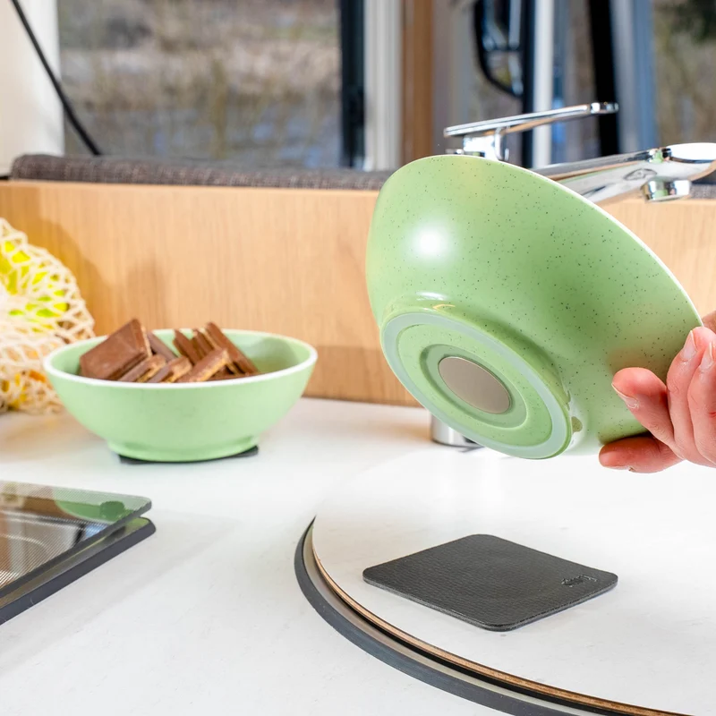 Magnet-Kunststoff-Geschirrset DOLOMIT GREEN