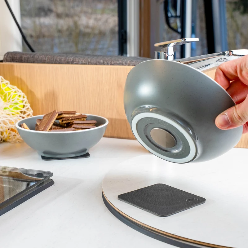 Magnet-Kunststoff-Geschirrset DOLOMIT GREY