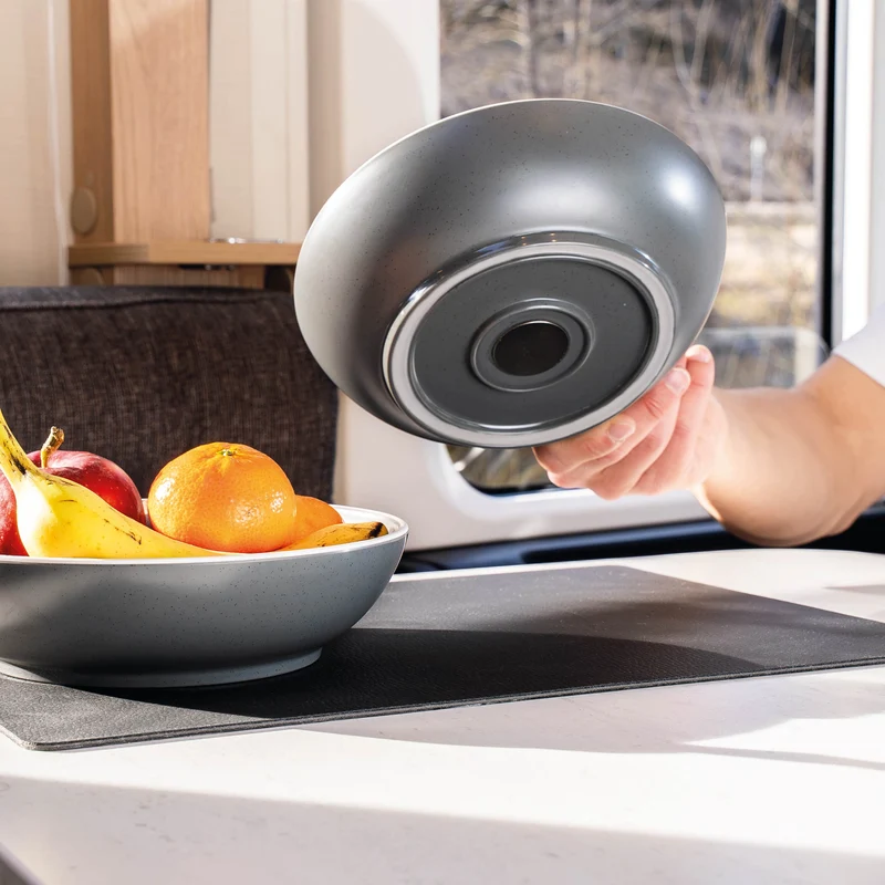 Magnet-Kunststoff-Geschirrset DOLOMIT GREY