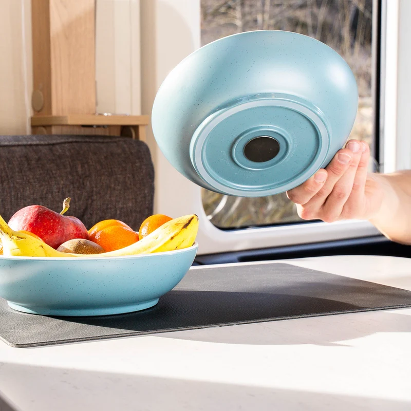 Magnet-Kunststoff-Geschirrset DOLOMIT BLUE
