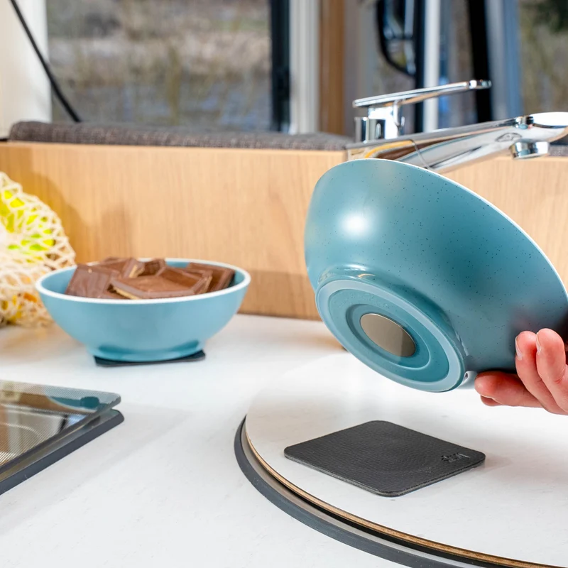 Magnet-Kunststoff-Geschirrset DOLOMIT BLUE