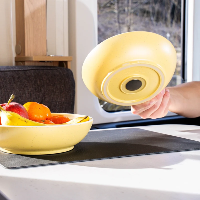 Magnet-Kunststoff-Geschirrset DOLOMIT YELLOW