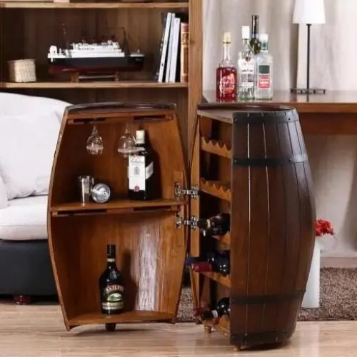 Porte Bouteille | Fût de Chêne