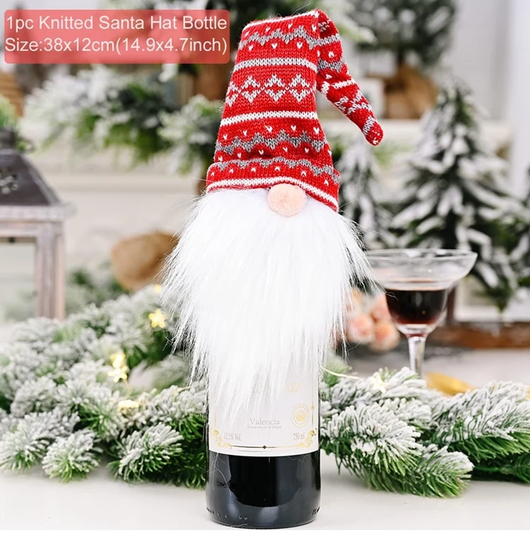 Fourreau Bouteille Noël
