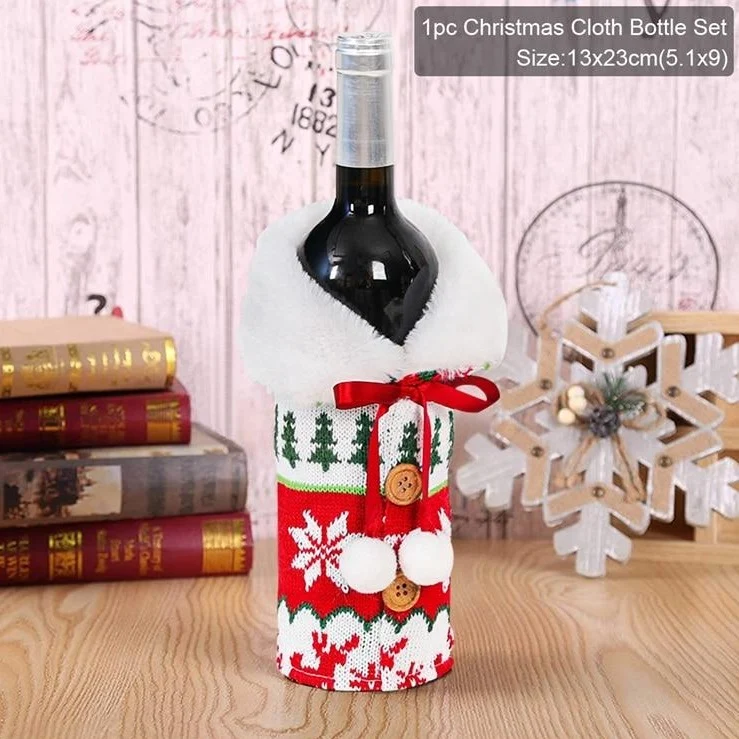 Fourreau Bouteille Noël