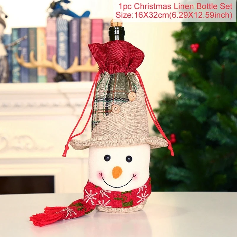 Fourreau Bouteille Noël