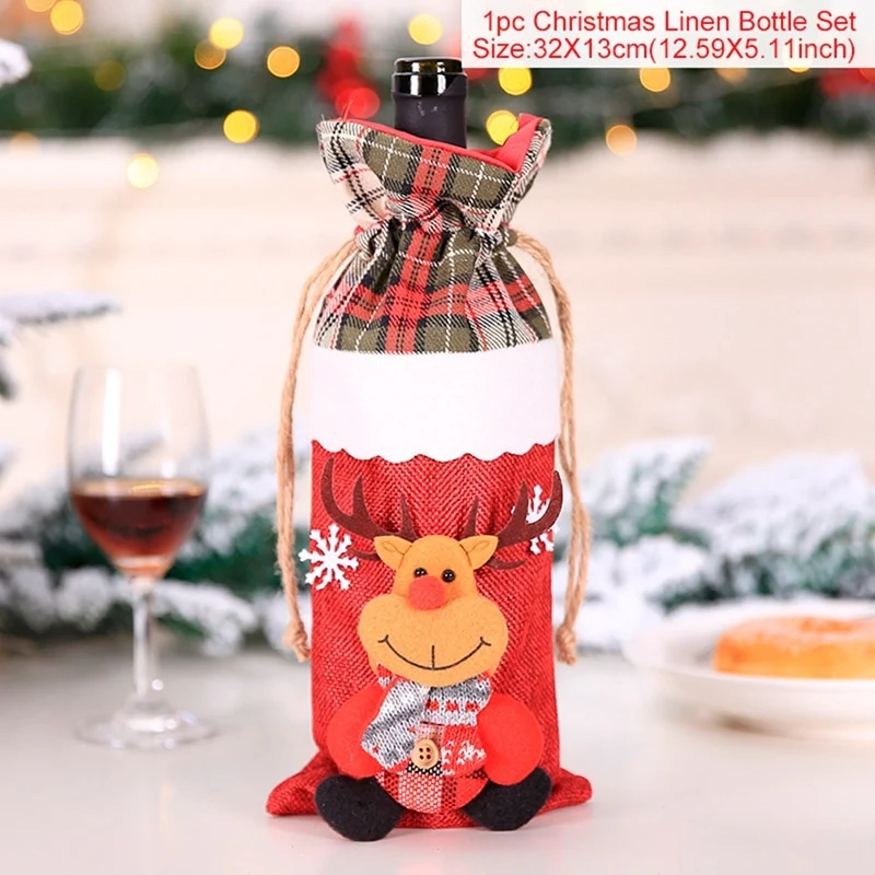 Fourreau Bouteille Noël